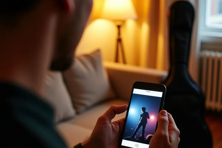 Dating-app exposure can affect a working musician